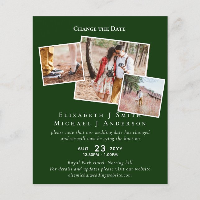 Papier PHOTO Modifier la date Plans reporter N'IMPORTE QU (Devant)