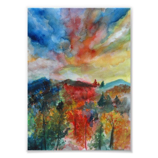 Papier photo professionnel Art Paysage Automne (Devant)