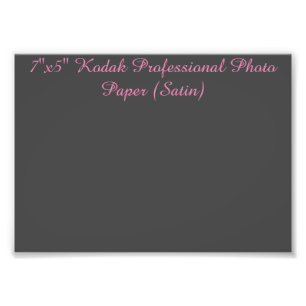 Papier photo professionnel Kodak de 7 po x 5 po (s