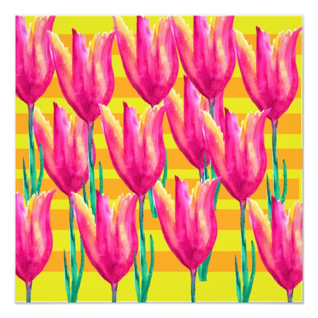 Papier photo Tulipe de printemps (Devant)