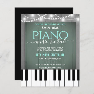 Papier Piano Music Considérant Invitation formelle