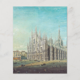 Papier Piazza del Duomo à Milan par Carlo Bossoli