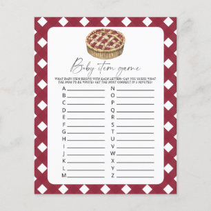 Papier Pie - Baby Item Jeu. Jeu baby shower