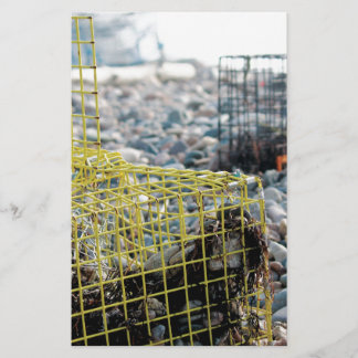Papier Pièges de homard sur Rocky Beach