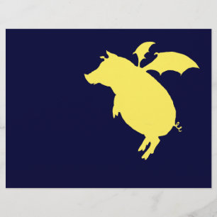 Papier Piggy volant