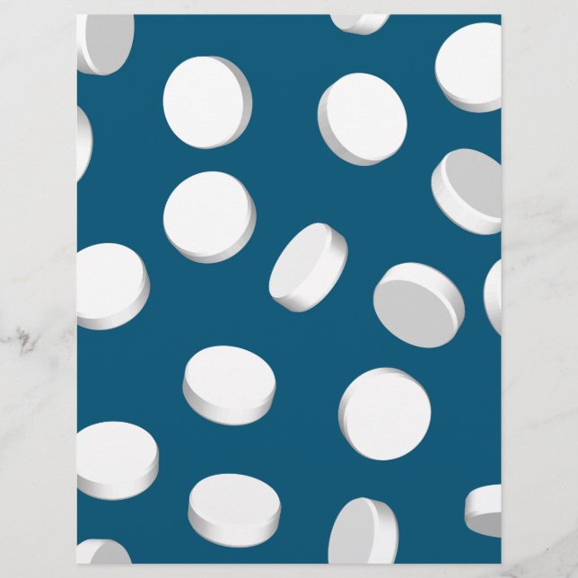 Papier pilules bleues (Devant)