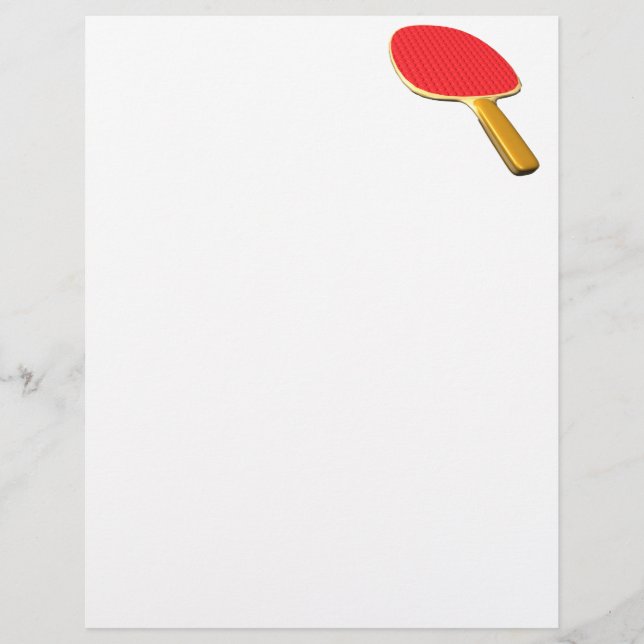 Papier Ping Pong Paddle (Devant)