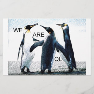 Papier pingouins