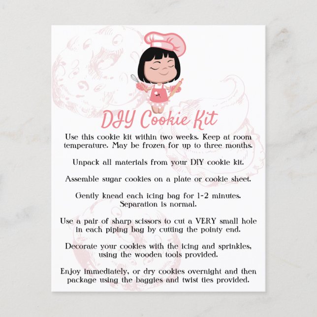Papier Pink Lady Bakery do-it-yourself instructions pour  (Devant)