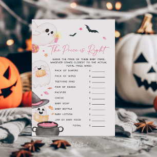 Papier Pink Little Boo Halloween Le Prix est le bon jeu