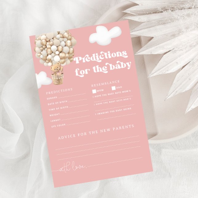 Papier Pink Teddy Bear Prédictions et Conseils jeu (Créateur téléchargé)
