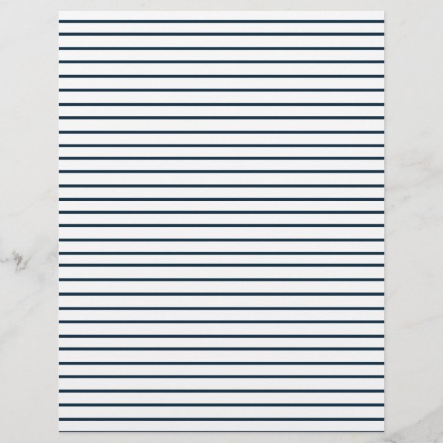 Papier Pinstripe de baseball (Devant)