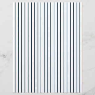 Papier Pinstripe de baseball Striped Enveloppe Liner