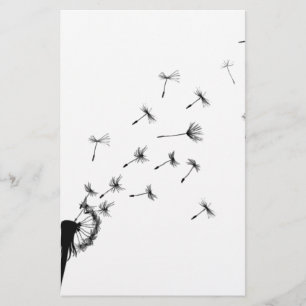 Papier Pissenlit dans le vent