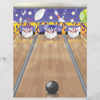 Papier Piste de bowling à dix quilles