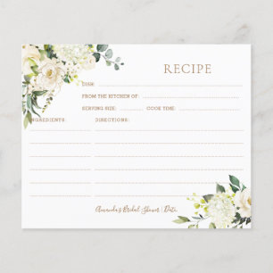 Papier PixDezines H2 Albaster Rose Recette Card