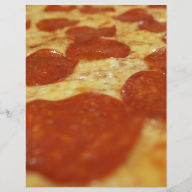 Papier pizza pepperoni (Devant)