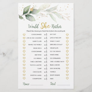 Papier Plairait-Elle À Un Jeu De Mariage Vert Foliage