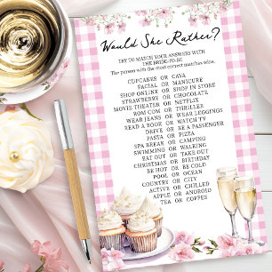Papier Plairait-elle Cupcake ou Cava Douche Jeu