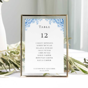 Papier Plan de table de mariage à budget Table Chinoiseri