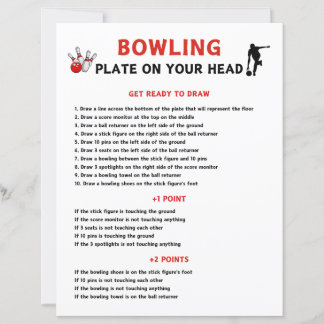 Papier Plaque De Bowling Sur Votre Jeu De Tête