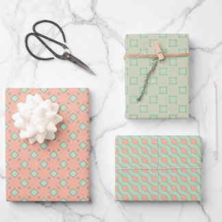 Papier plat Peachy Mint Magic Wrapper Set