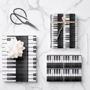 Papier plat pour enveloppement de clavier de piano