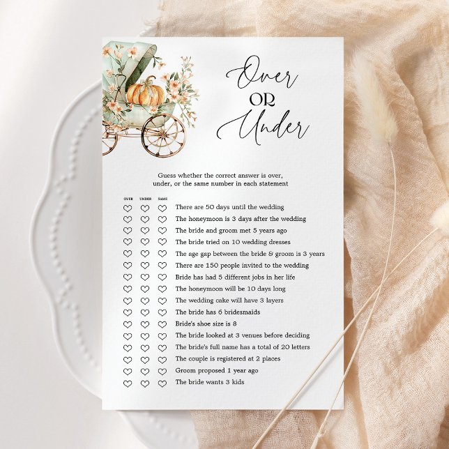 Papier Plus ou moins automne Petit Baby shower Citrouille (Créateur téléchargé)