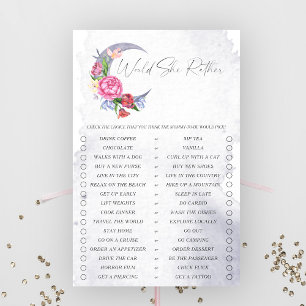 Papier Plutôt la Lune par-dessus bord jeu