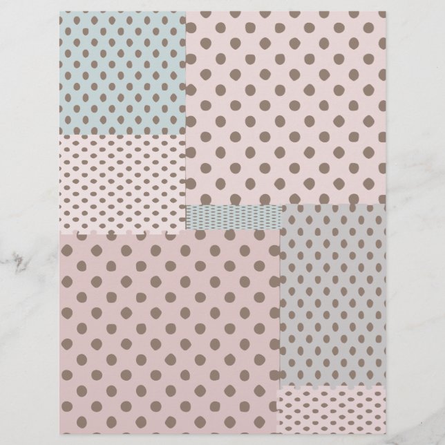 Papier point Polka (Devant)
