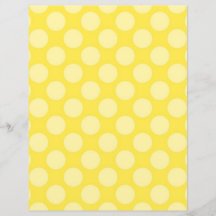 Papier Pois à deux faces jaune