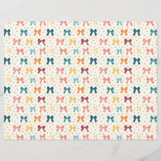 Papier Pois de Motif de ruban Coquette