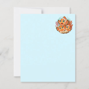 Papier Poisson clown Dessin animé Mignon Famille Sous l'e