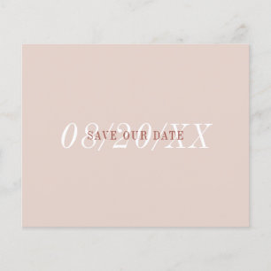 Papier Police rose minimale du budget simple Enregistrer 