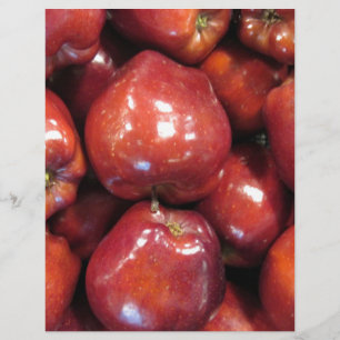Papier Pommes rouges foncées