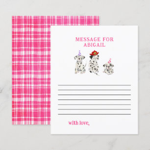 Papier Pompier Fille Anniversaire heure Capsule Message