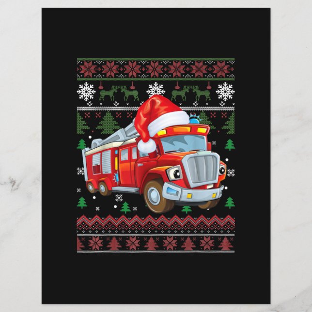Papier Pompier Pompier Noël mignon garçon Santa Hat (Devant)