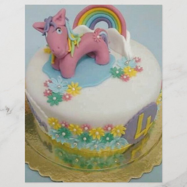 Papier Pony cake 1 (Devant)