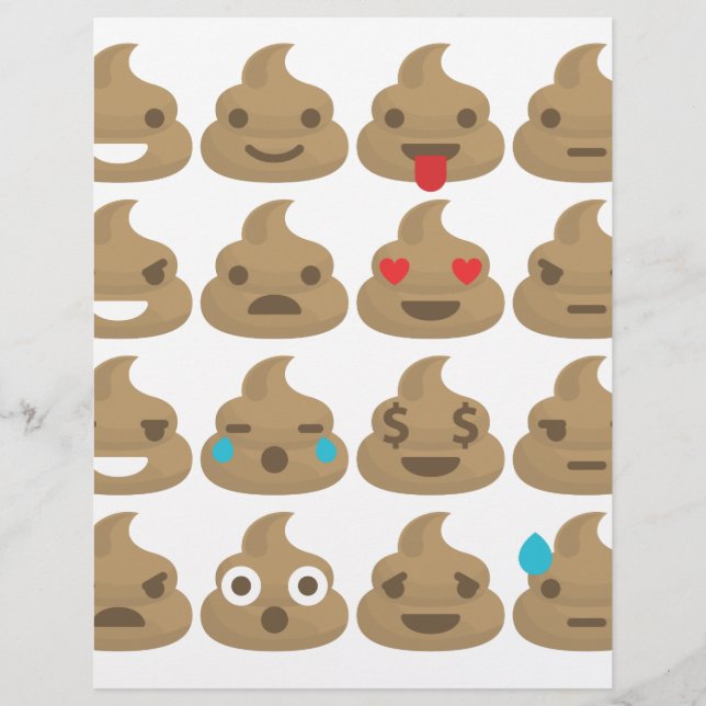 Papier poop emojis (Devant)