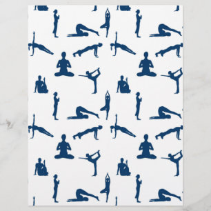 Papier Poses de yoga
