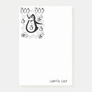 Papier Post-it Coloration des manchots Bourdon