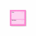 Papier Post-It de prière (Rose)