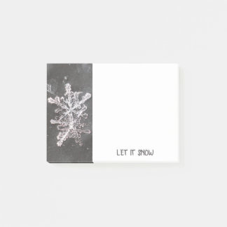 Papier Post-It Photo Flocon de Neige