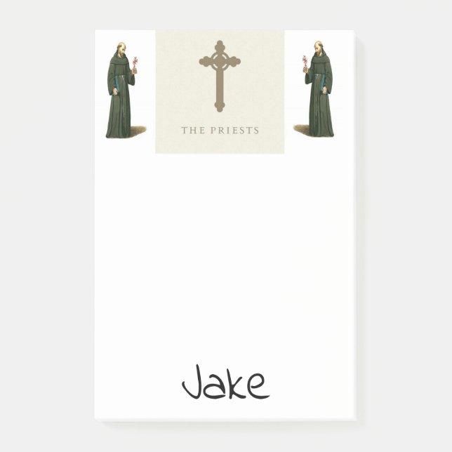 Papier Post-it Prêtres (Devant)