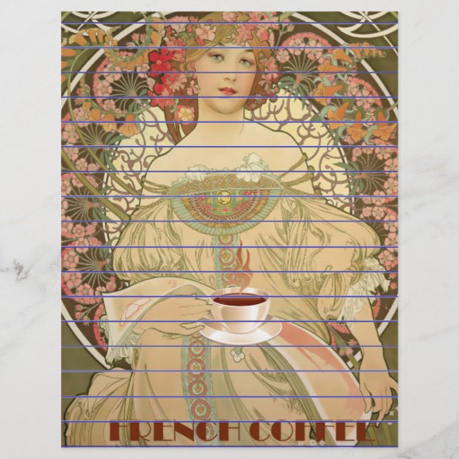 Papier Poster de café vintage (Devant)
