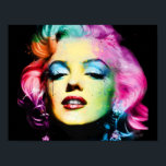 Papier poster Marylin Monroe Pop Art (mat)<br><div class="desc">66, 6 g/m2,  papier poster de 7, 5 pt d'épaisseur
Finition matte et surface lisse
Option économique avec des images claires et des couleurs vibrantes
Ajoutez un cadre de qualité premium en tant qu'accessoire

27.94x21.59cm</div>