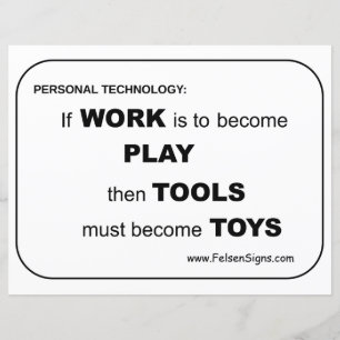Papier Poster - Outils / Jouets