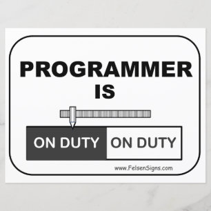 Papier Poster - Programmeur est