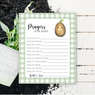 Papier Potato mou - Jeu de fête prières pour bébé