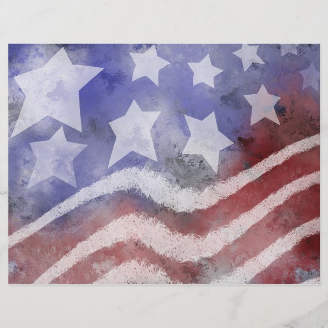 Papier pour album patriotique (Devant)